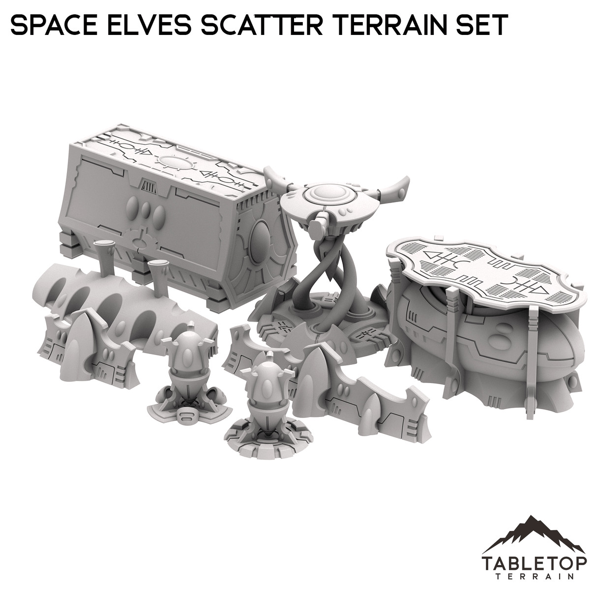 Space Elves Scatter Terrain Set