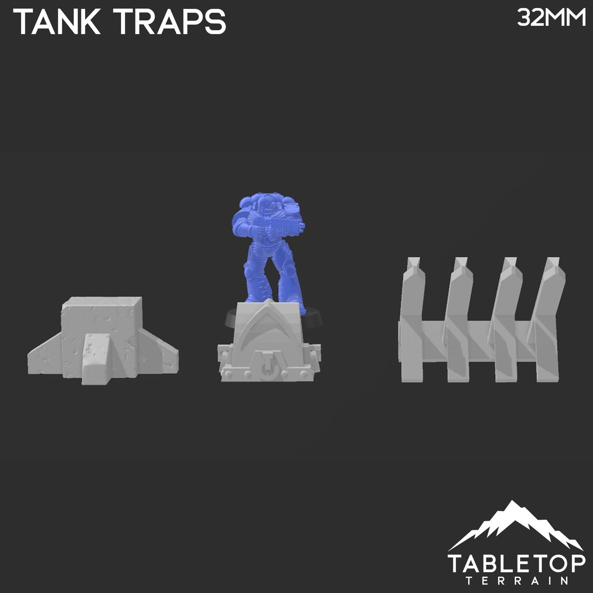 Tank Traps - WWII Scatter Terrain