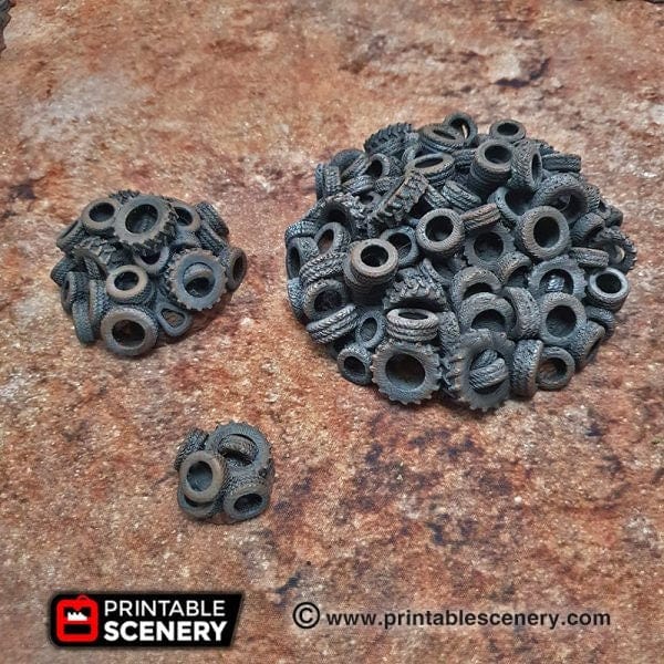 Tire Obstacles - Apocalyptic Scatter Terrain