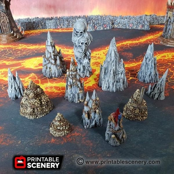 Tormented Scatter - Demon Fantasy Scatter Terrain