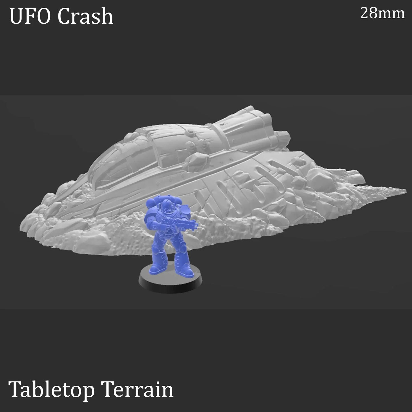 UFO Crash - Apocalyptic Terrain