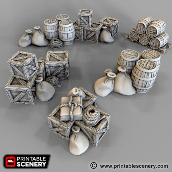 Cargo Piles - Pirate Scatter Terrain