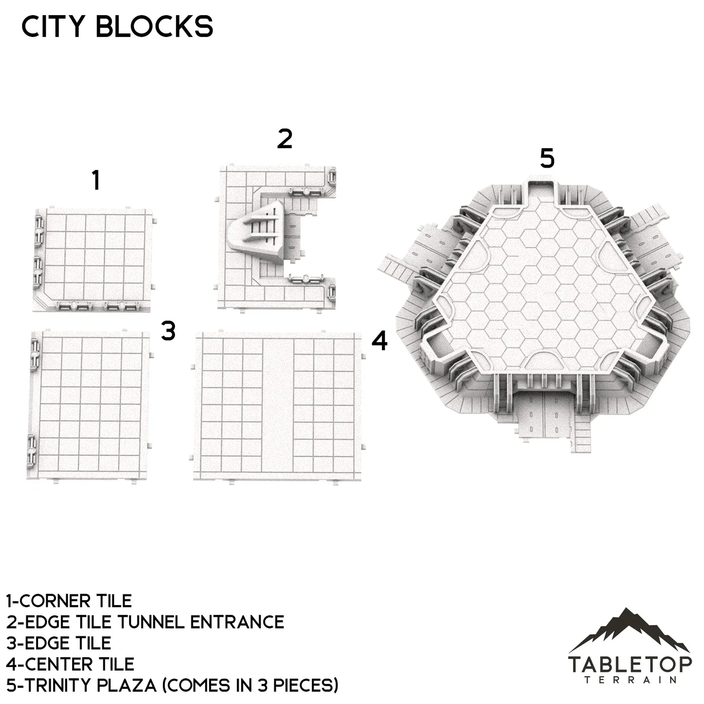 Concrete Jungle TechScape - 6mm