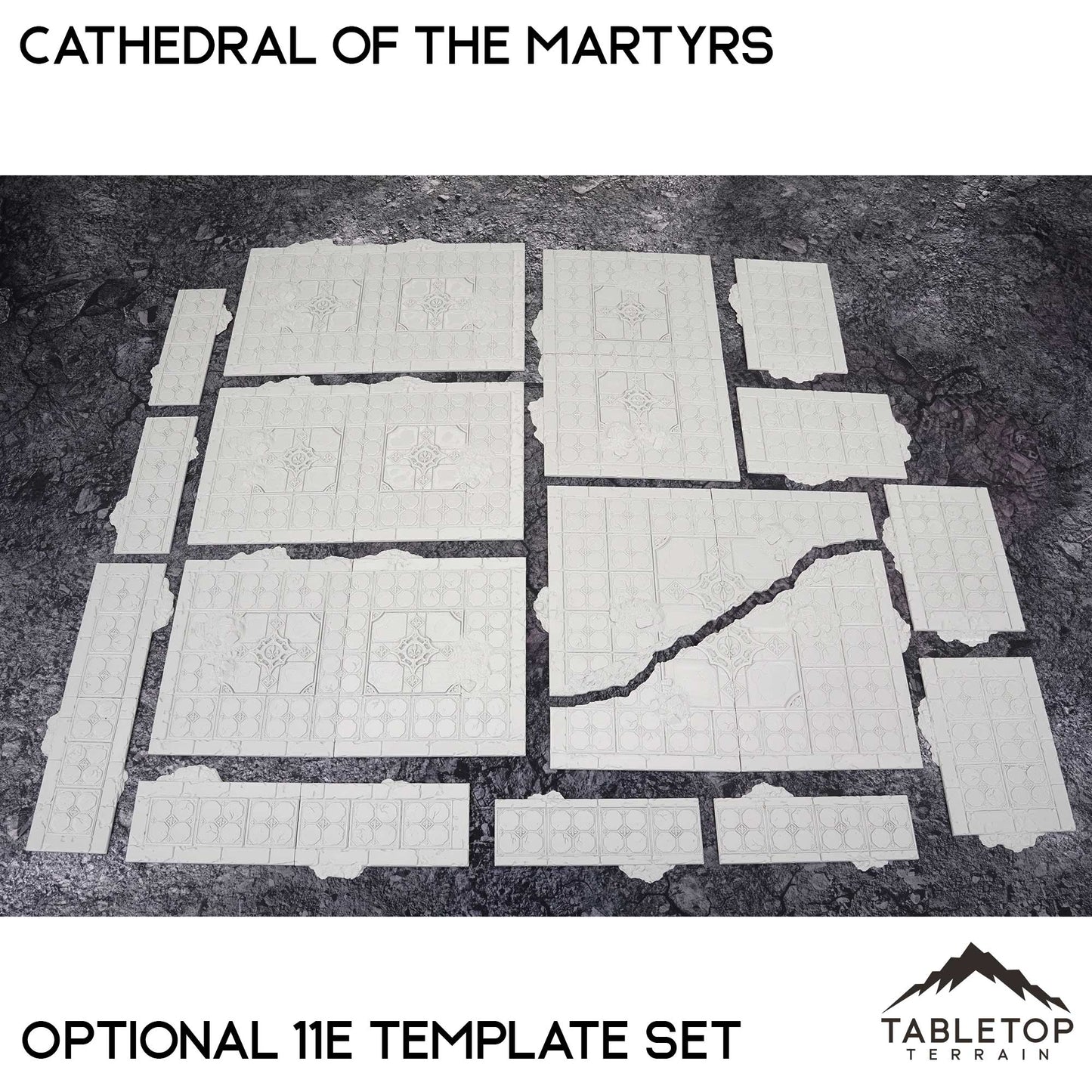 11e Battle Nun Ruins Foldable Tournament Terrain