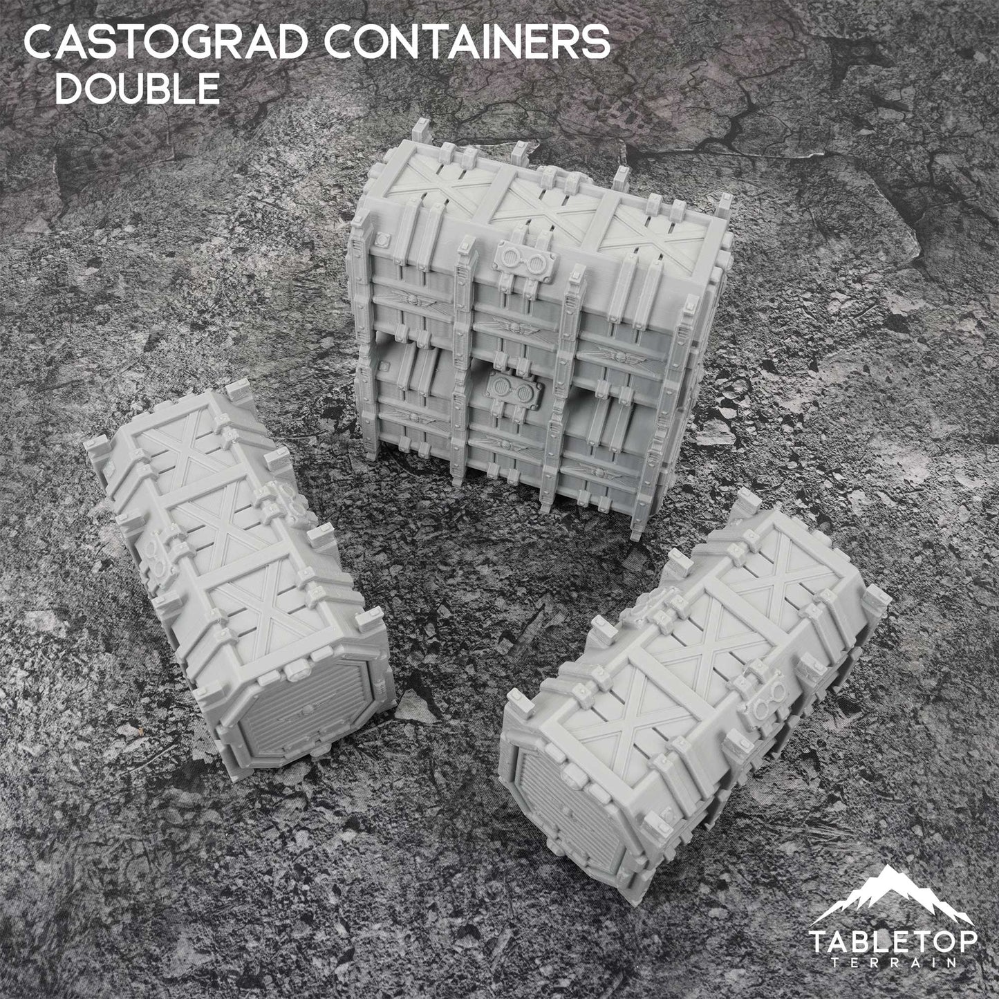 11e Castograd Stackable Double Containers