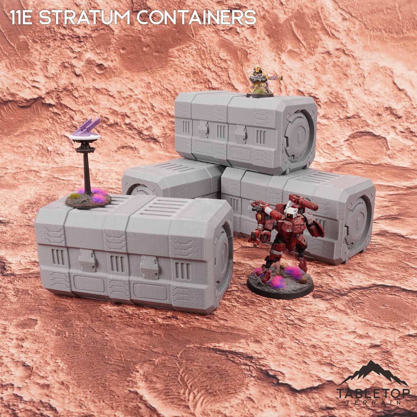 11e Stratum Stackable Containers