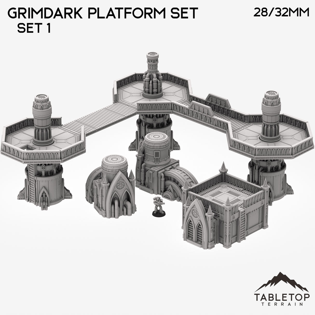 Grimdark Platform Set - Smoke and Steel