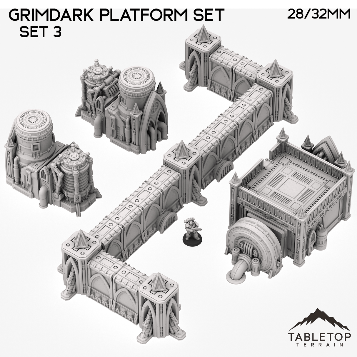 Grimdark Platform Set - Smoke and Steel