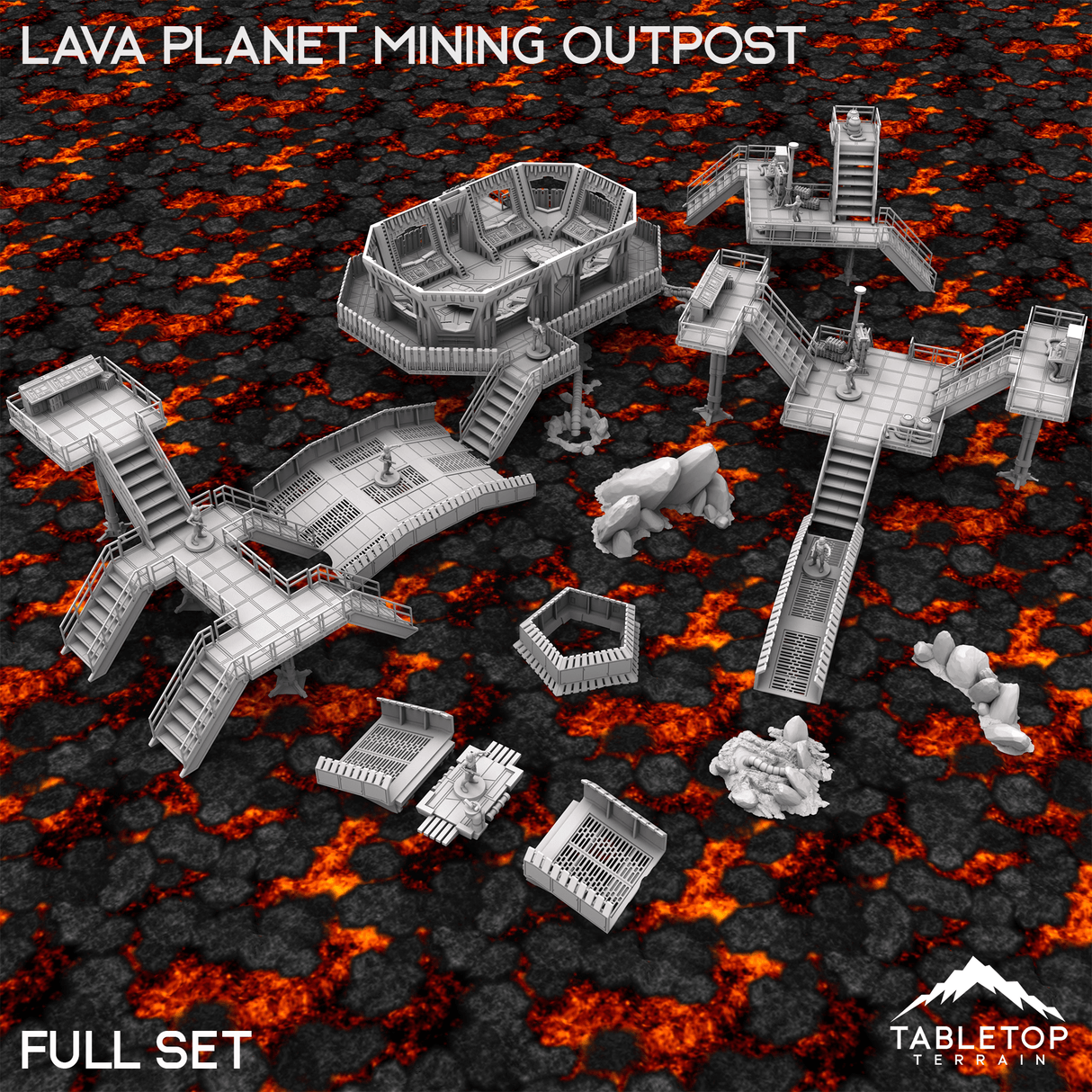 Lava Planet Mining Outpost