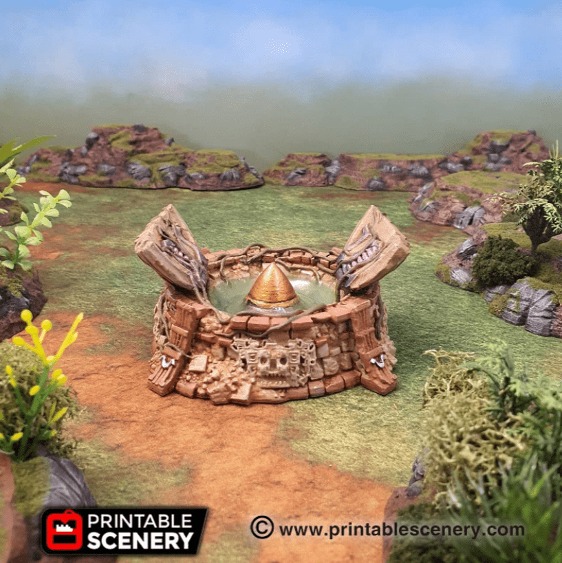 Ancient Missile Silo - Fantasy Terrain