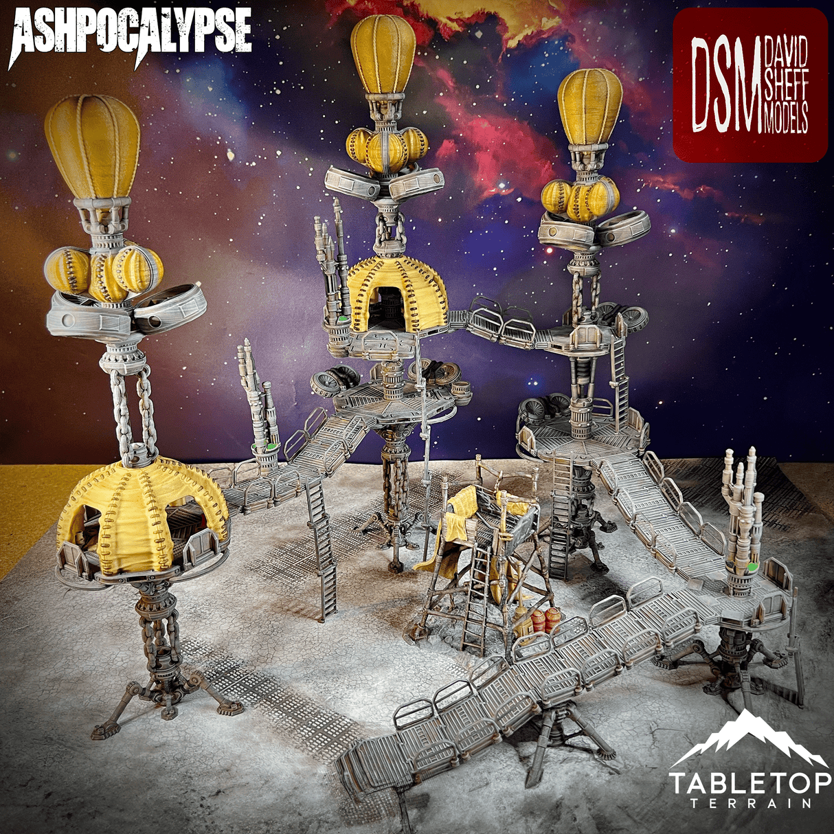 Ashpocalypse Modular Wasteland Terrain Set