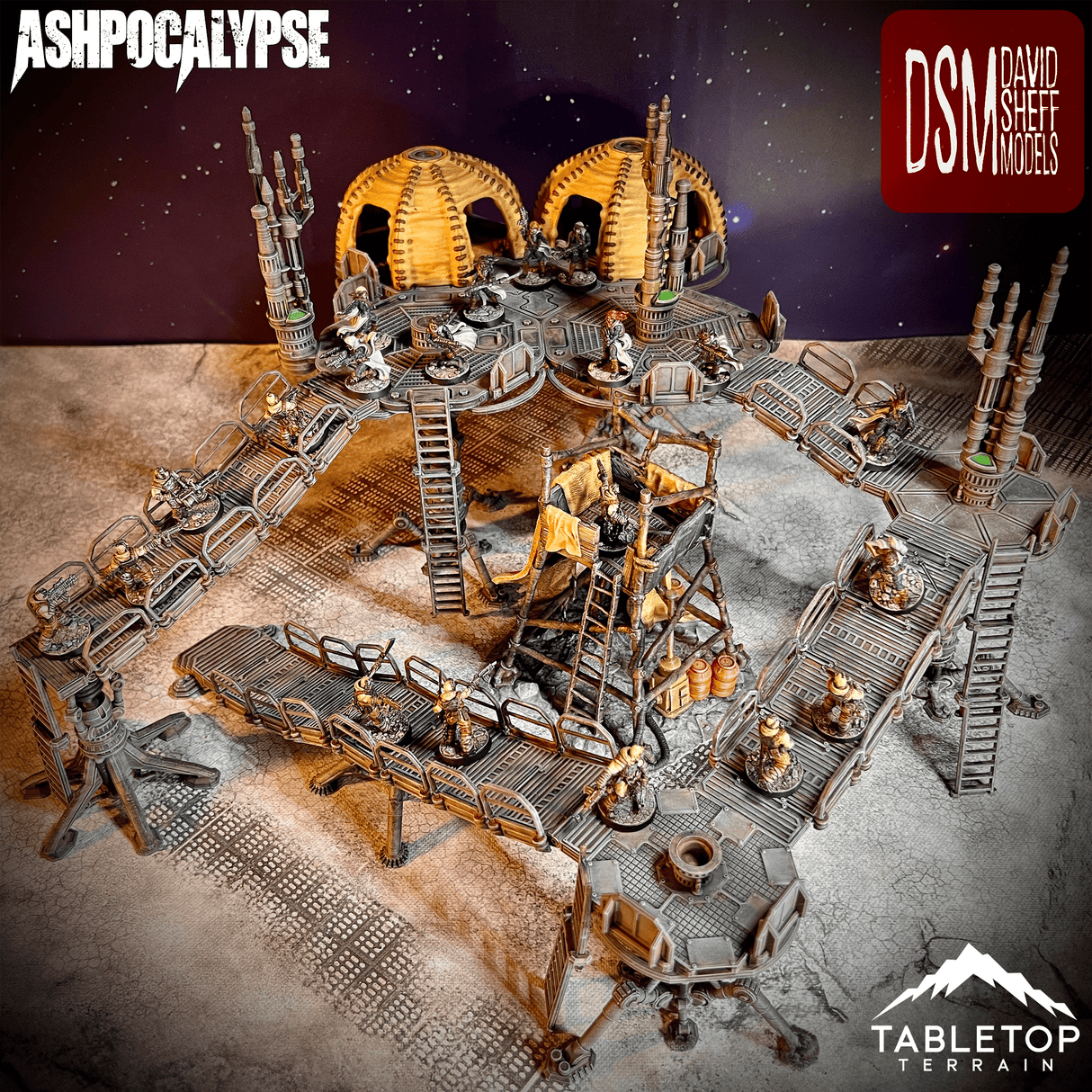 Ashpocalypse Modular Wasteland Terrain Set