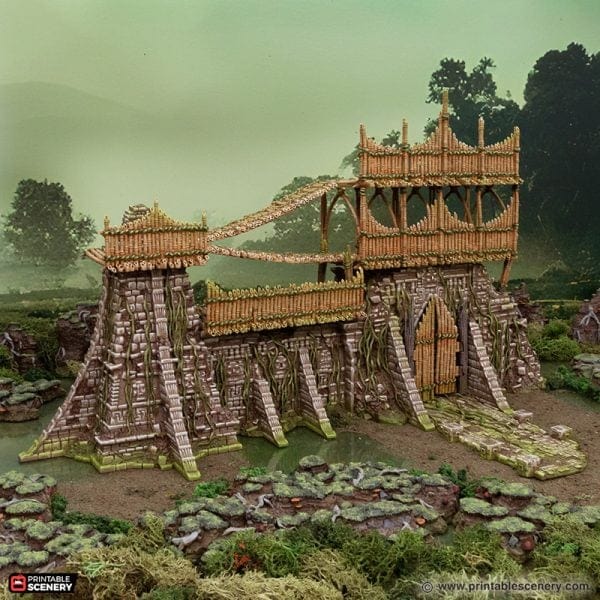 Bamboo Fort Walls - The Gloaming Swamp