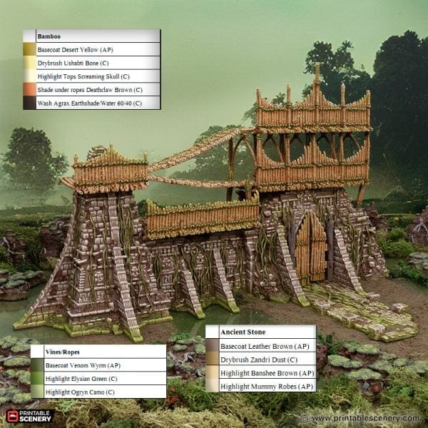 Bamboo Fort Walls - The Gloaming Swamp