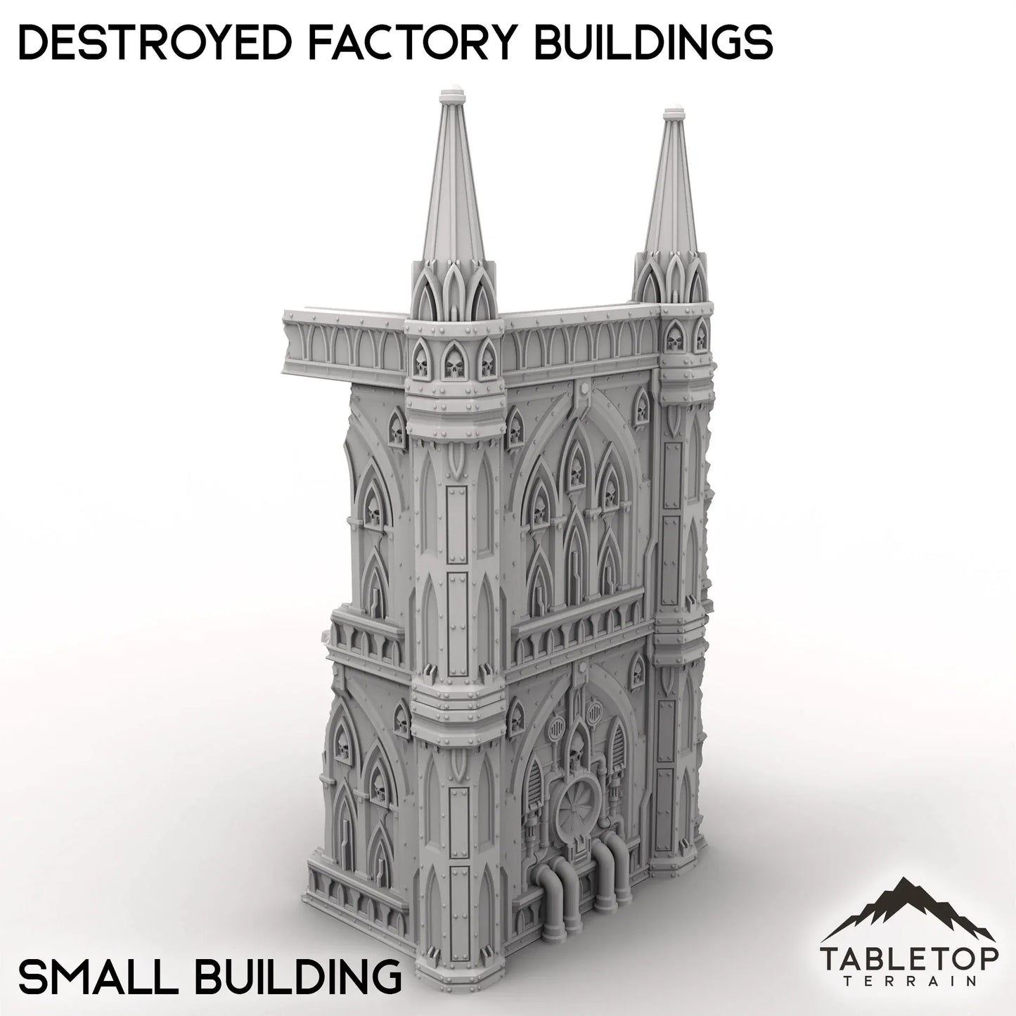 Destroyed Factory Buildings