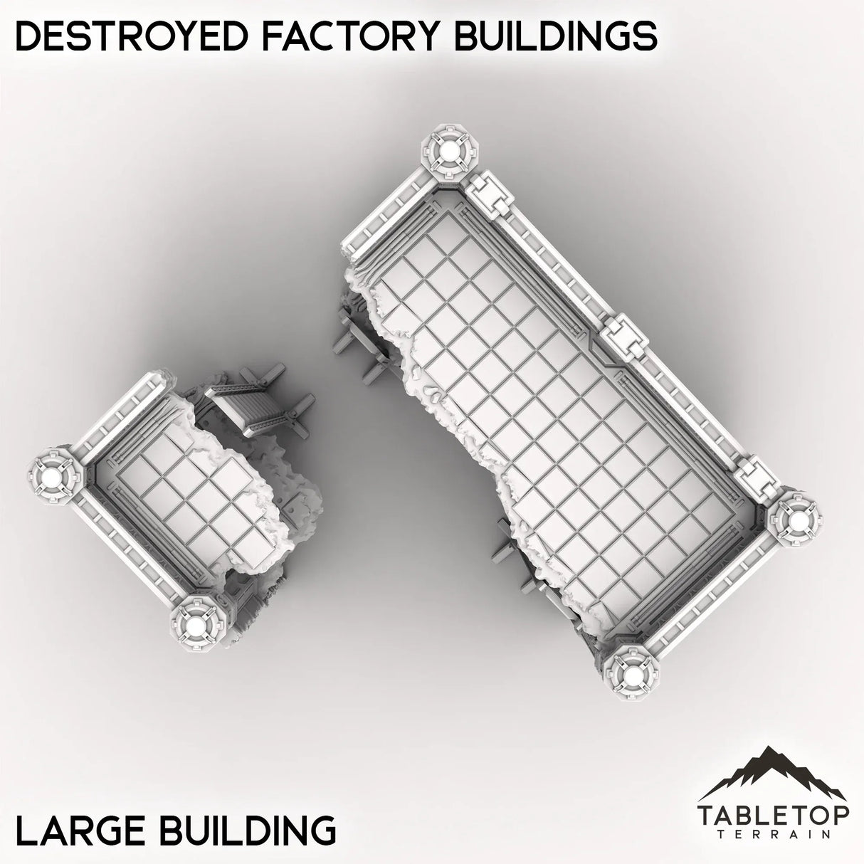 Destroyed Factory Buildings