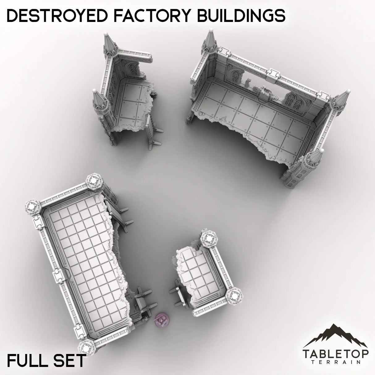 Destroyed Factory Buildings