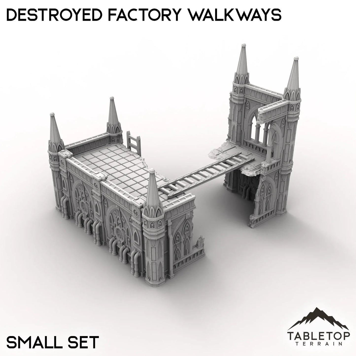 Destroyed Factory Walkways