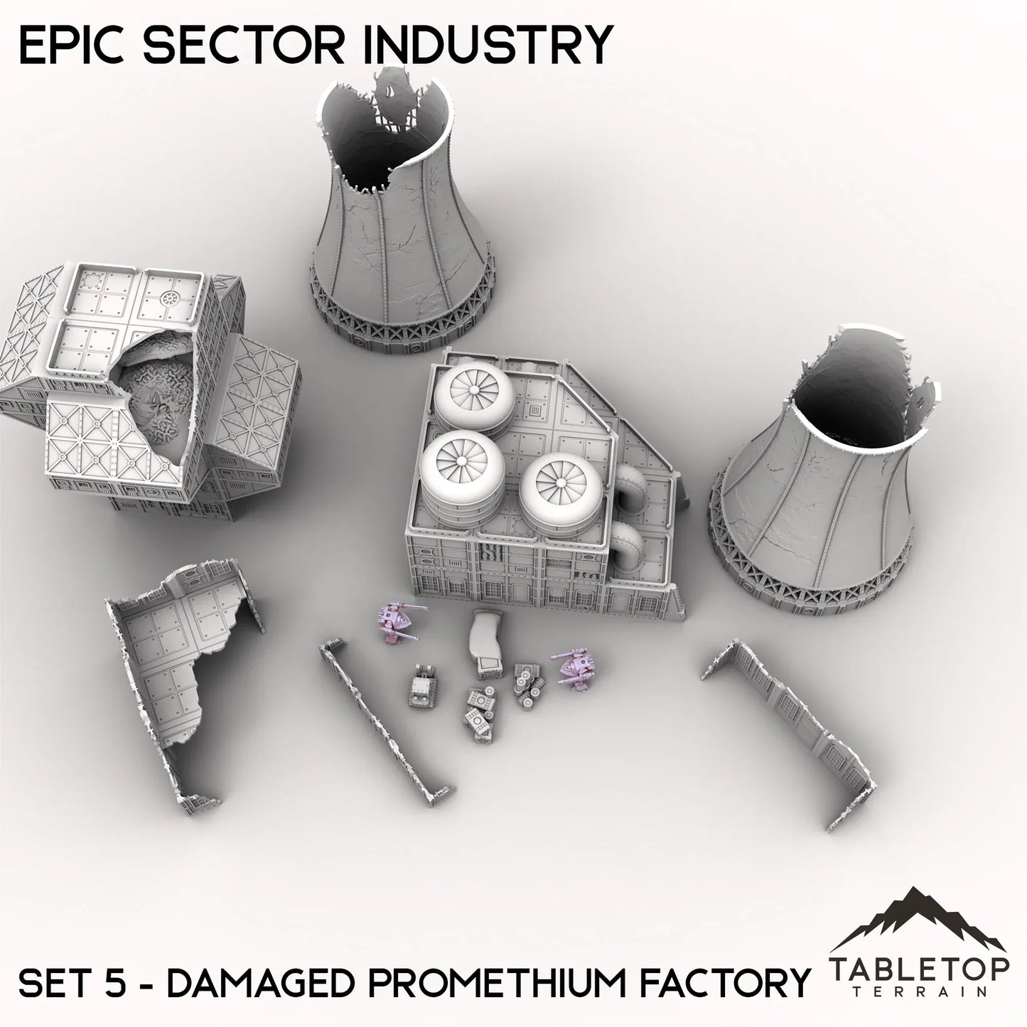 Epic Sector Industry - Set 5 - Damaged Promethium Factory