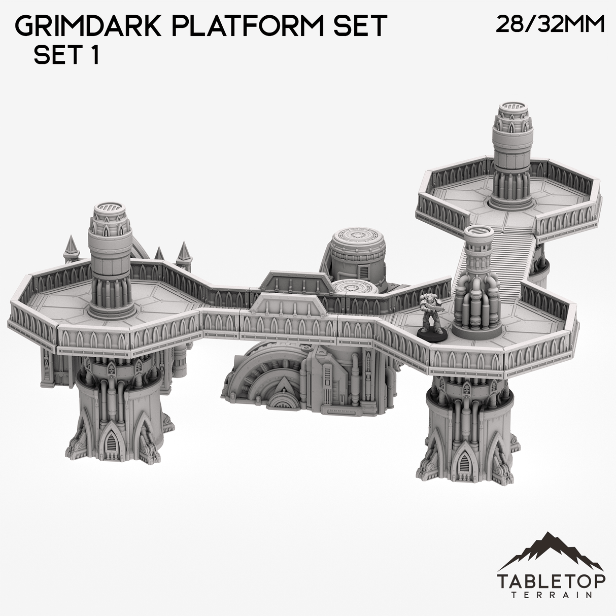 Grimdark Platform Set - Smoke and Steel