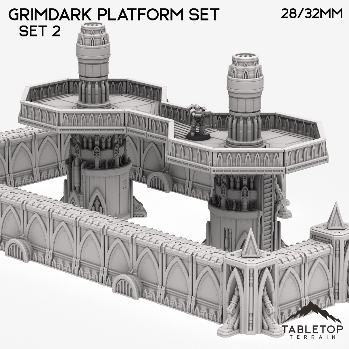 Grimdark Platform Set - Smoke and Steel