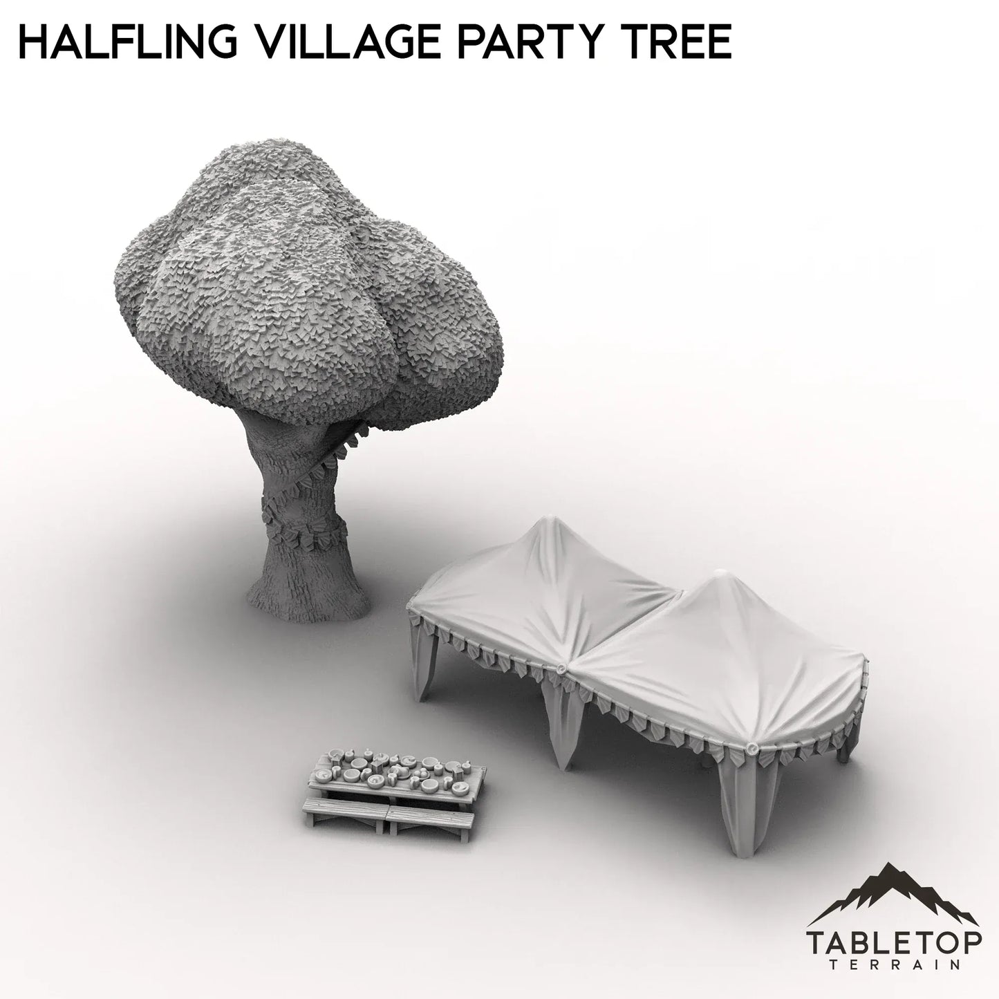 Halfling Village Party Tree