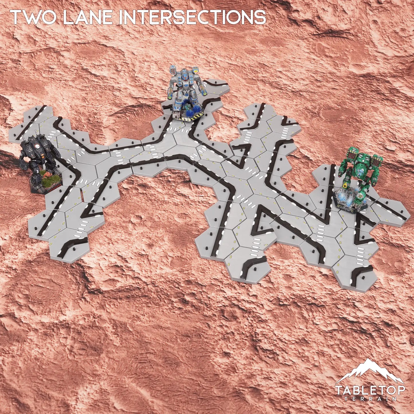 HEXTECH Two Lane Intersections Bundle