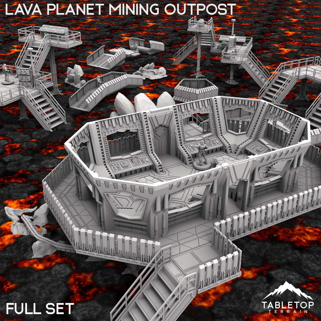 Lava Planet Mining Outpost