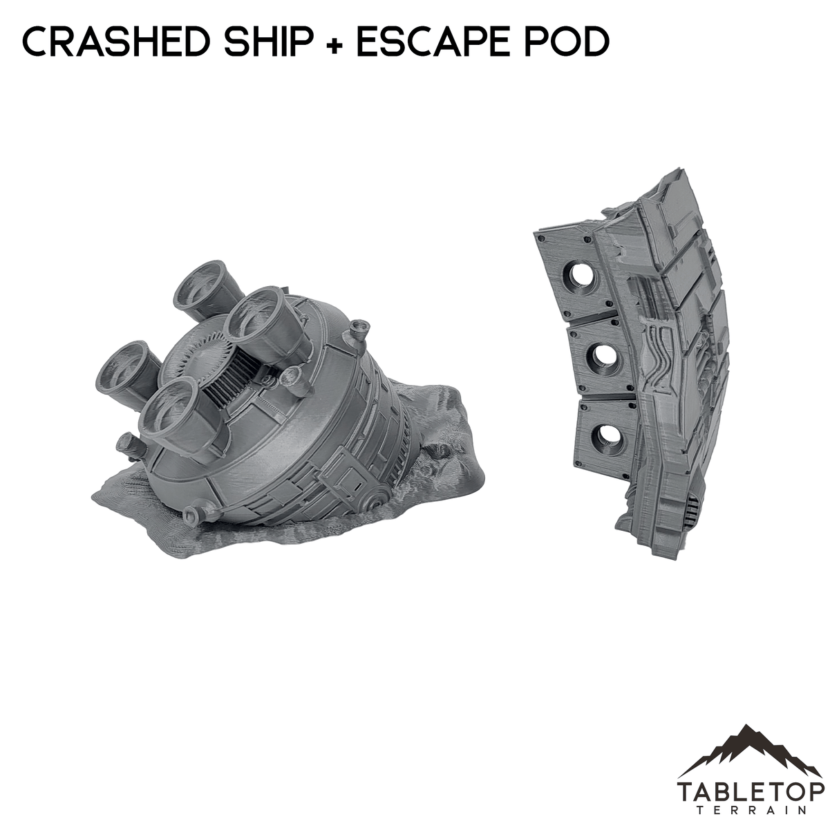 Massa'Dun Crashed Ship + Escape Pod