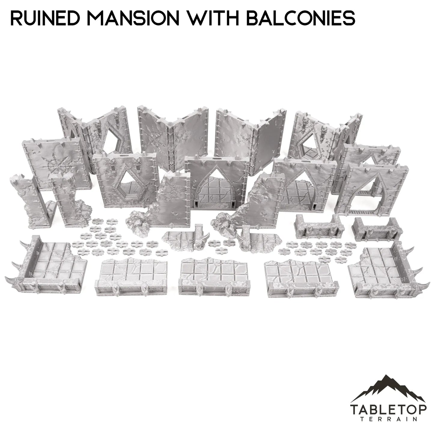 Ruined Mansion with Balconies - Demon Gate