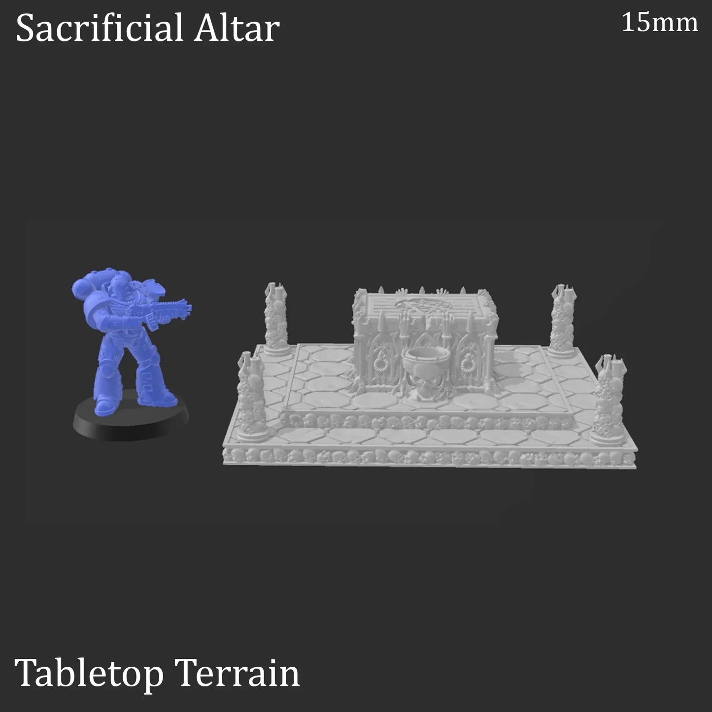 Sacrificial Altar - Demon Fantasy Terrain