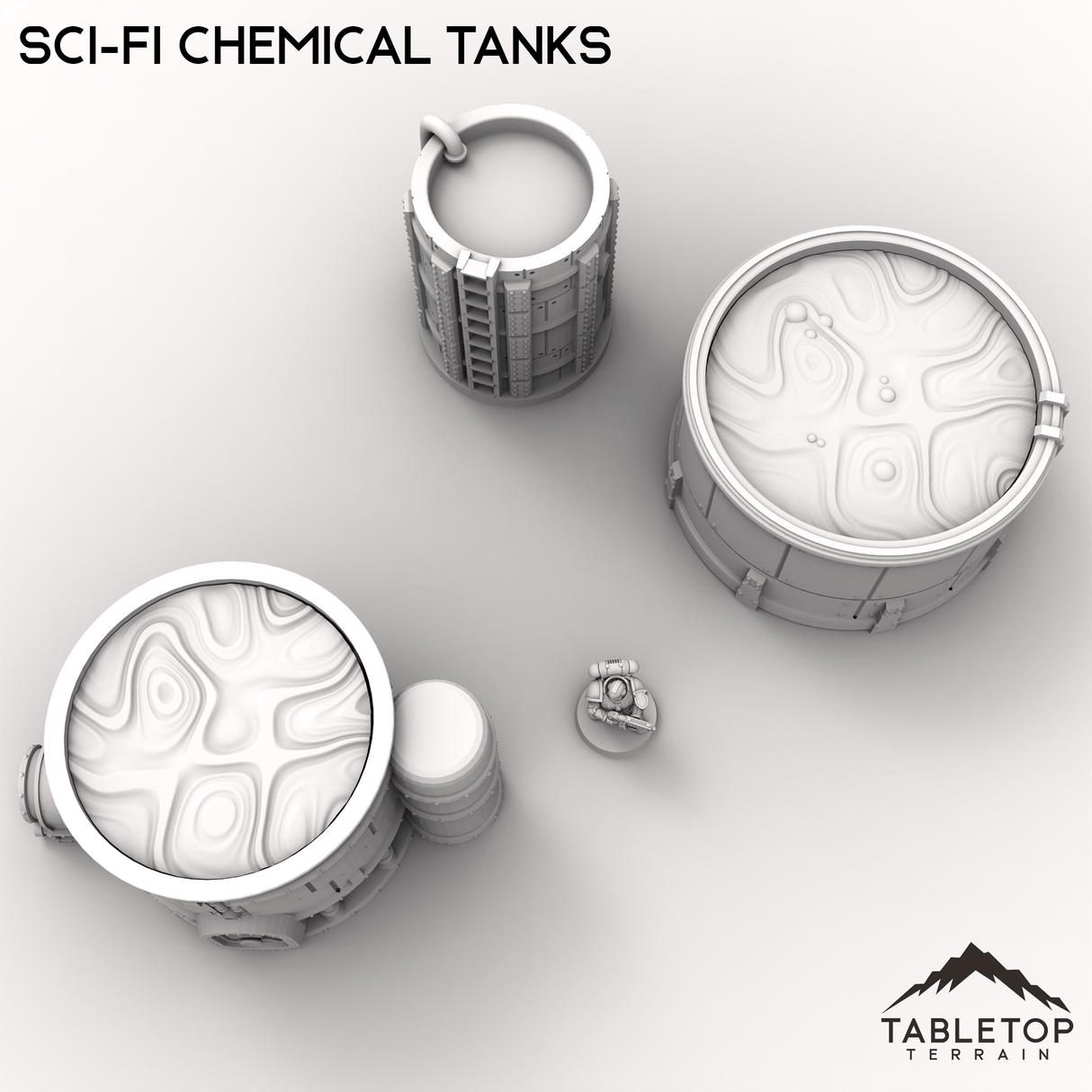 Sci-Fi Chemical Tanks