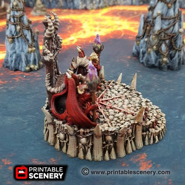 Skull Throne - Demon Fantasy Terrain