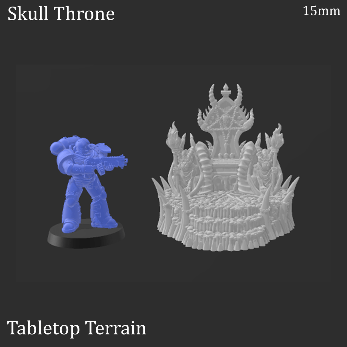 Skull Throne - Demon Fantasy Terrain