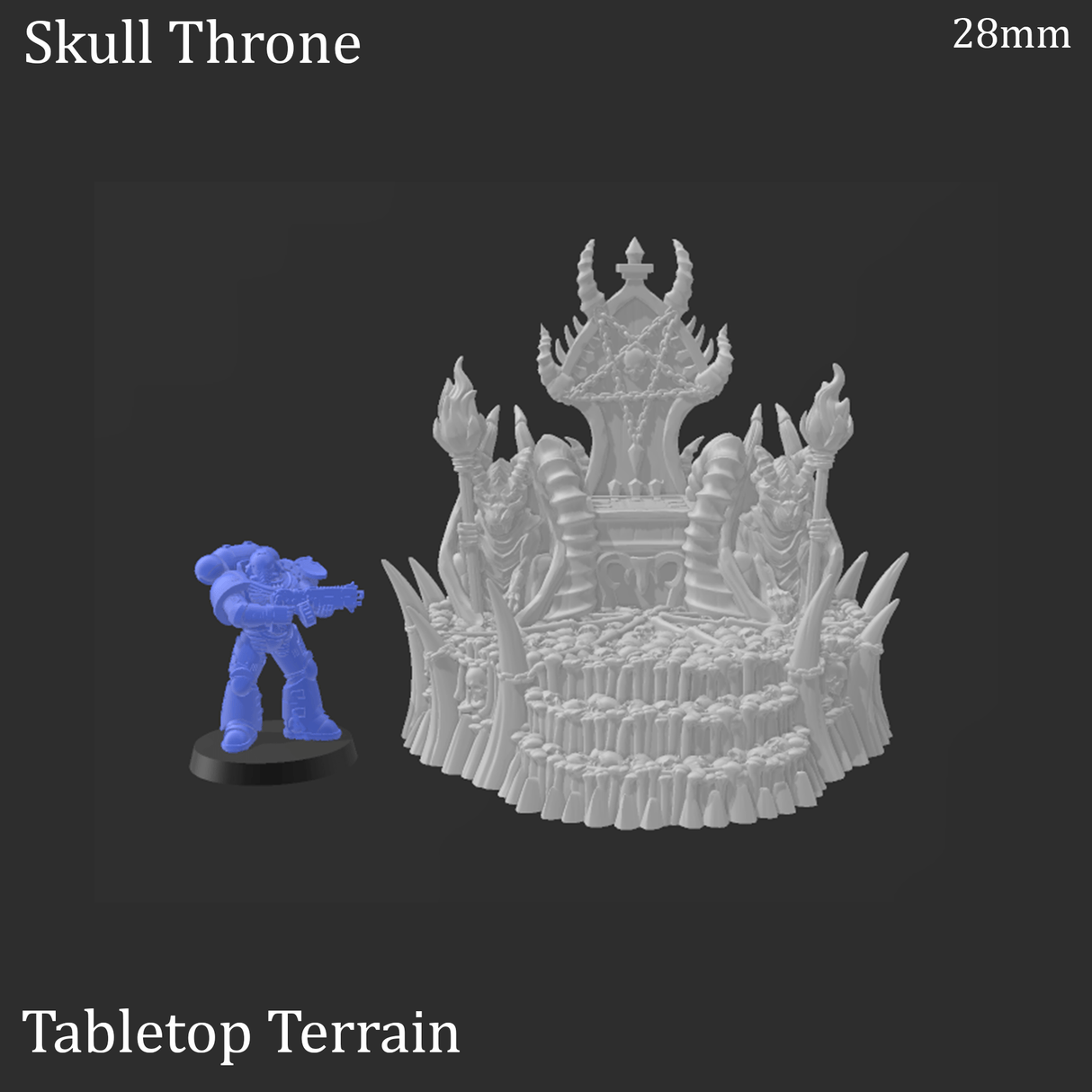 Skull Throne - Demon Fantasy Terrain
