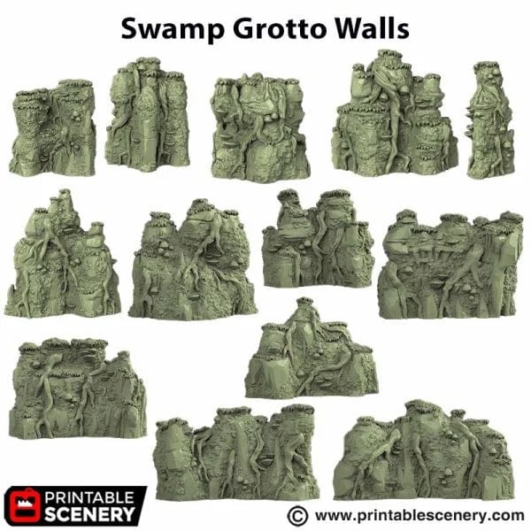 Swamp Grotto Walls - The Gloaming Swamp