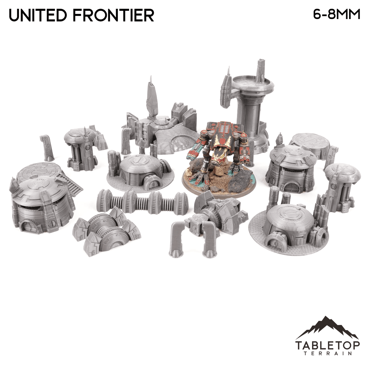 United Frontier Greater Good 8mm Small Scale Terrain Pack
