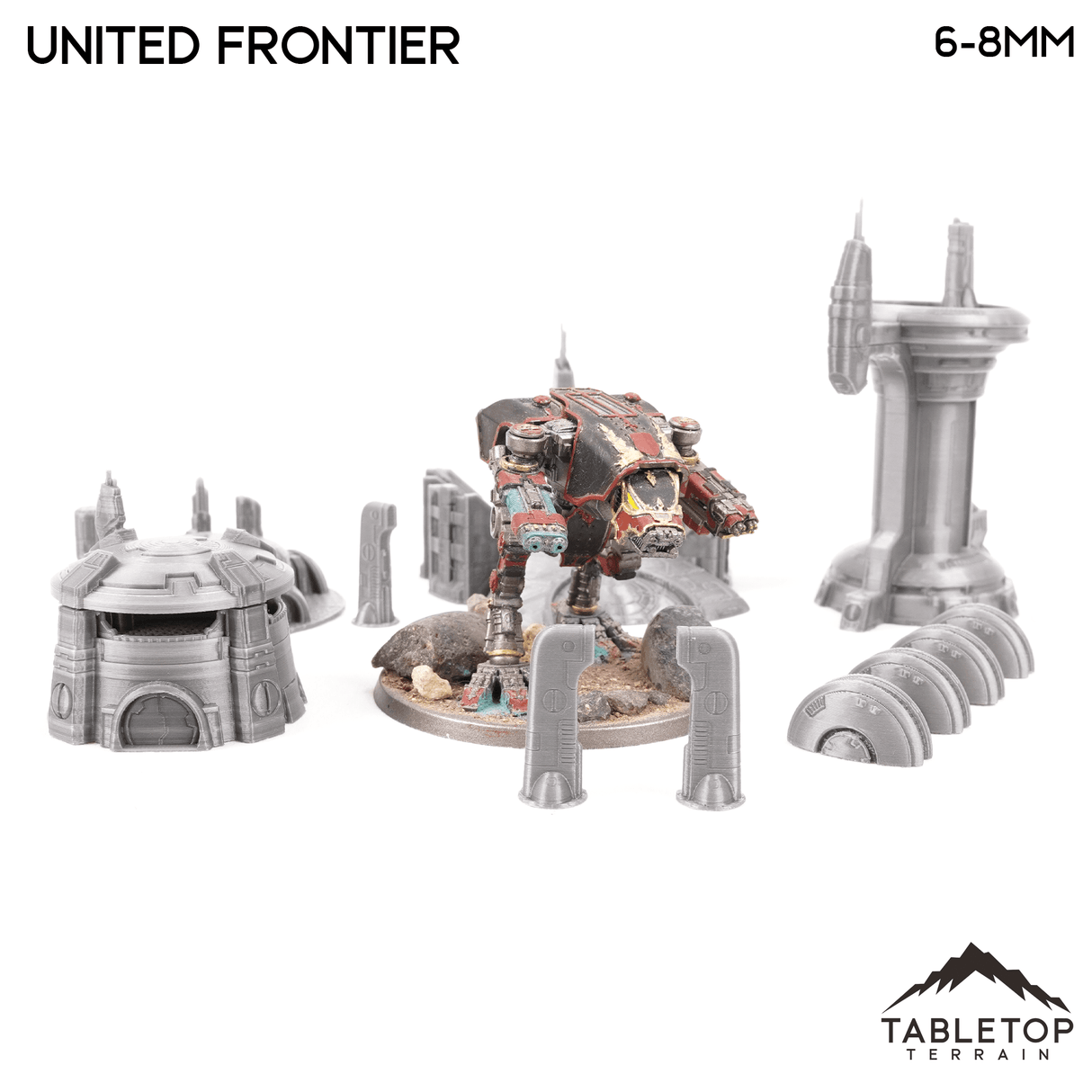 United Frontier Greater Good 8mm Small Scale Terrain Pack