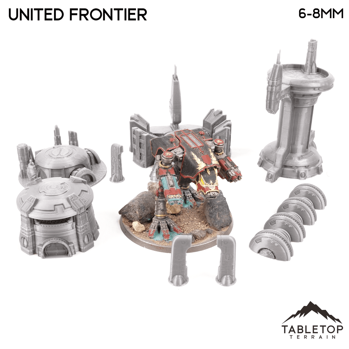 United Frontier Greater Good 8mm Small Scale Terrain Pack