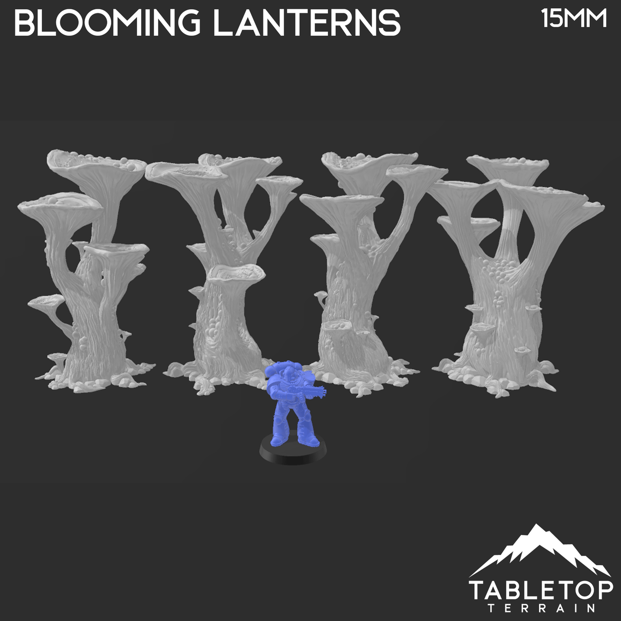 Blooming Lanterns - Fantasy Scatter Terrain / Trees