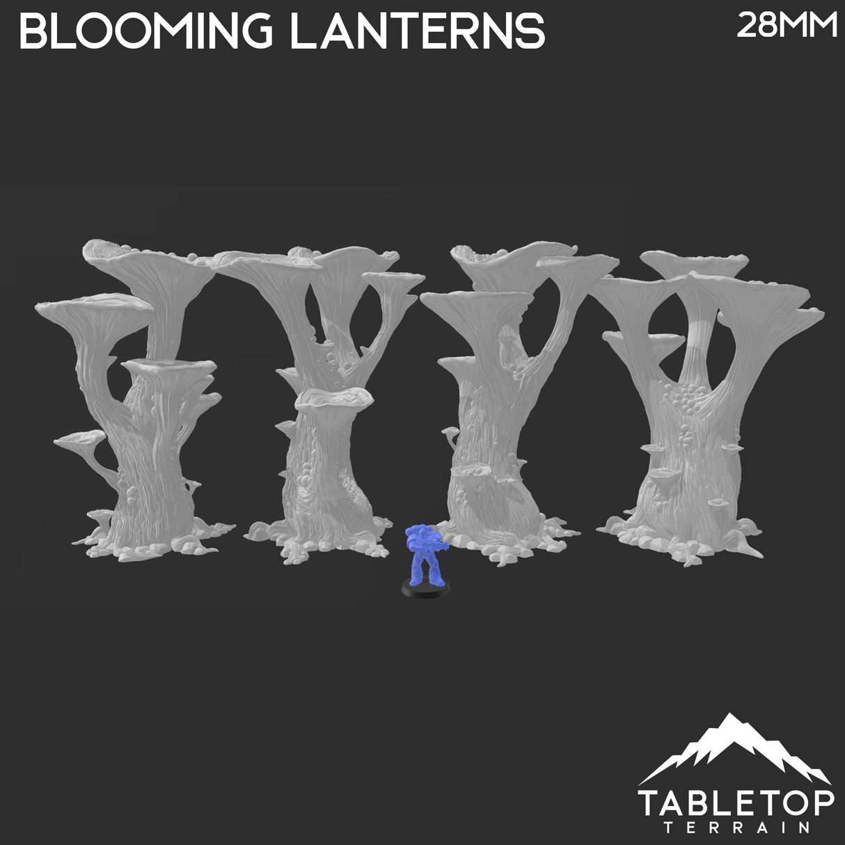 Blooming Lanterns - Fantasy Scatter Terrain / Trees