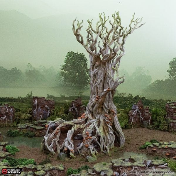 Giant Swamp Tree and Hovel - The Gloaming Swamp