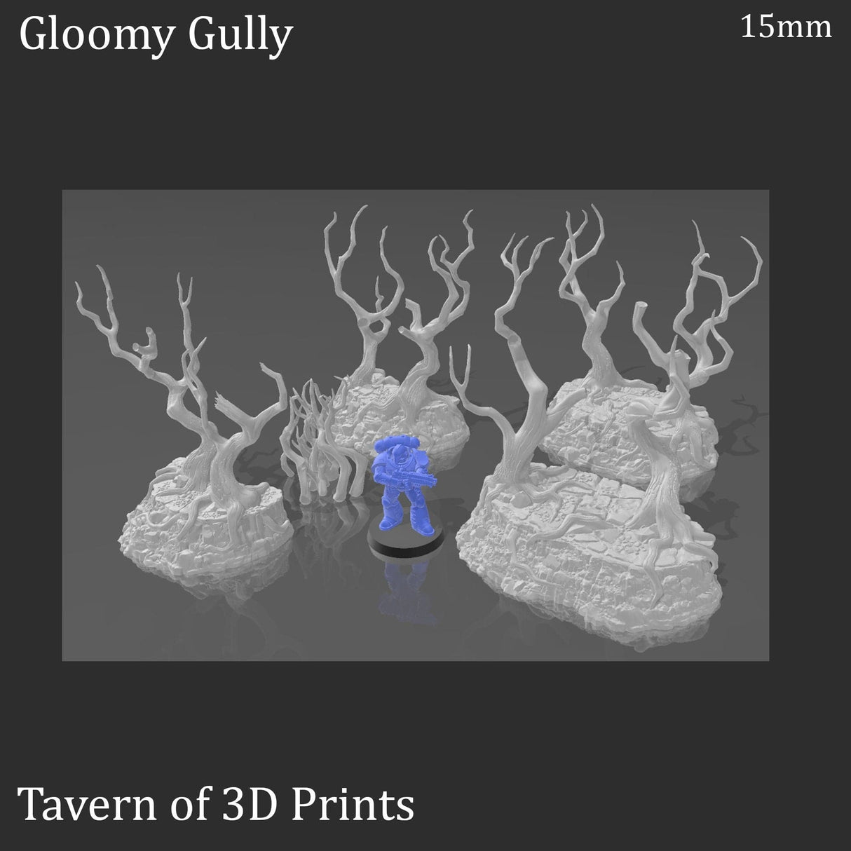 Gloomy Gully - Trees - Fantasy Scatter Terrain
