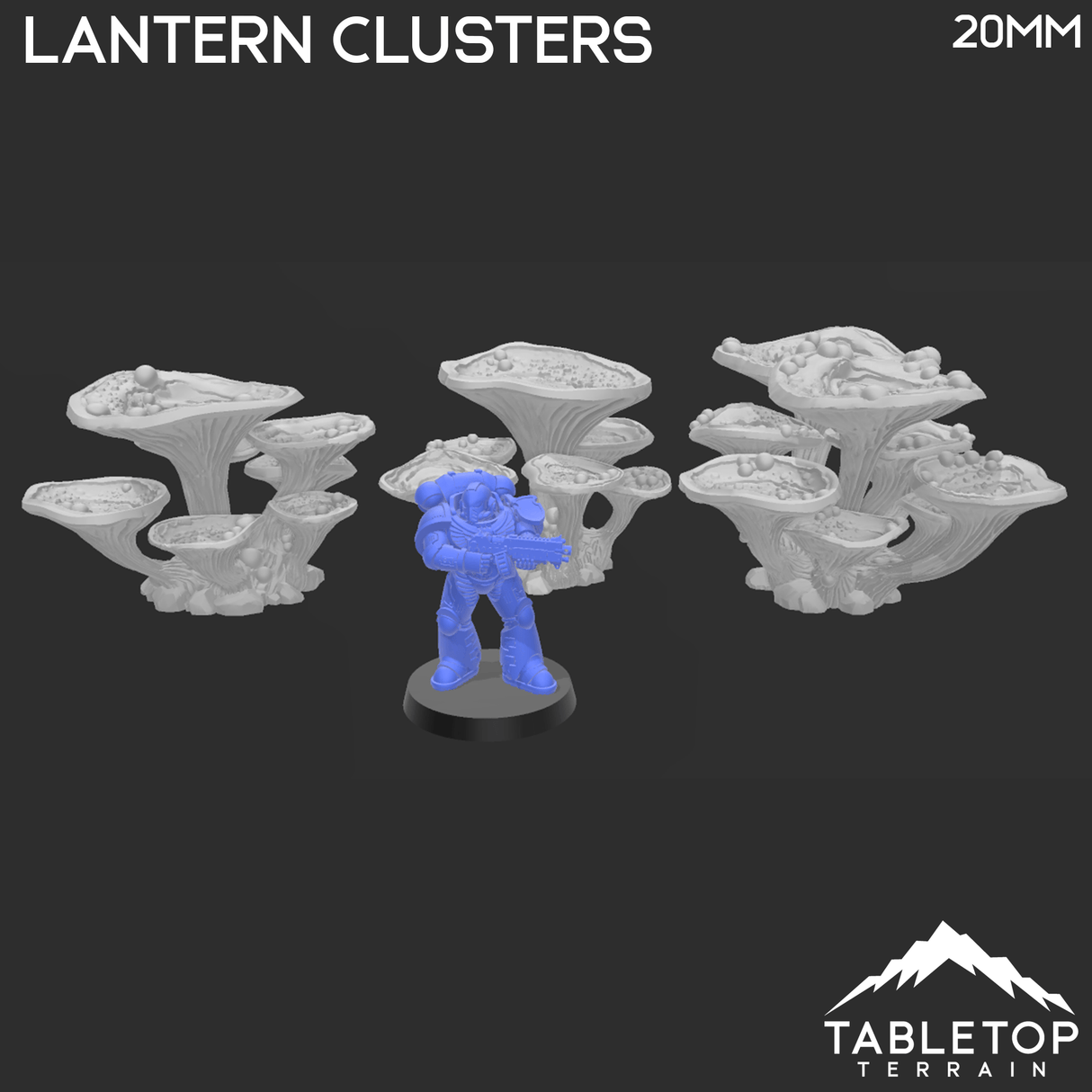 Lantern Clusters - Fantasy Scatter Terrain / Trees