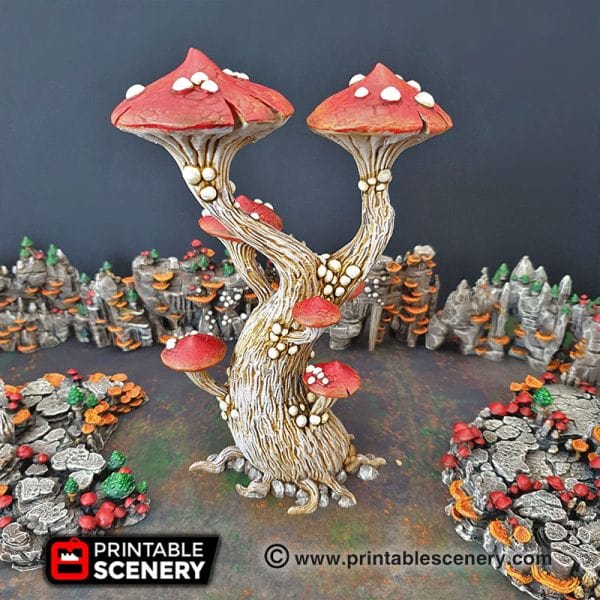 Magic Mushrooms - Fantasy Scatter Terrain / Trees