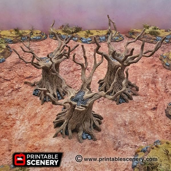 Twisted Trees - Scatter Terrain Trees