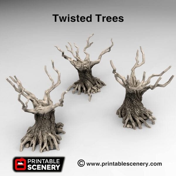 Twisted Trees - Scatter Terrain Trees