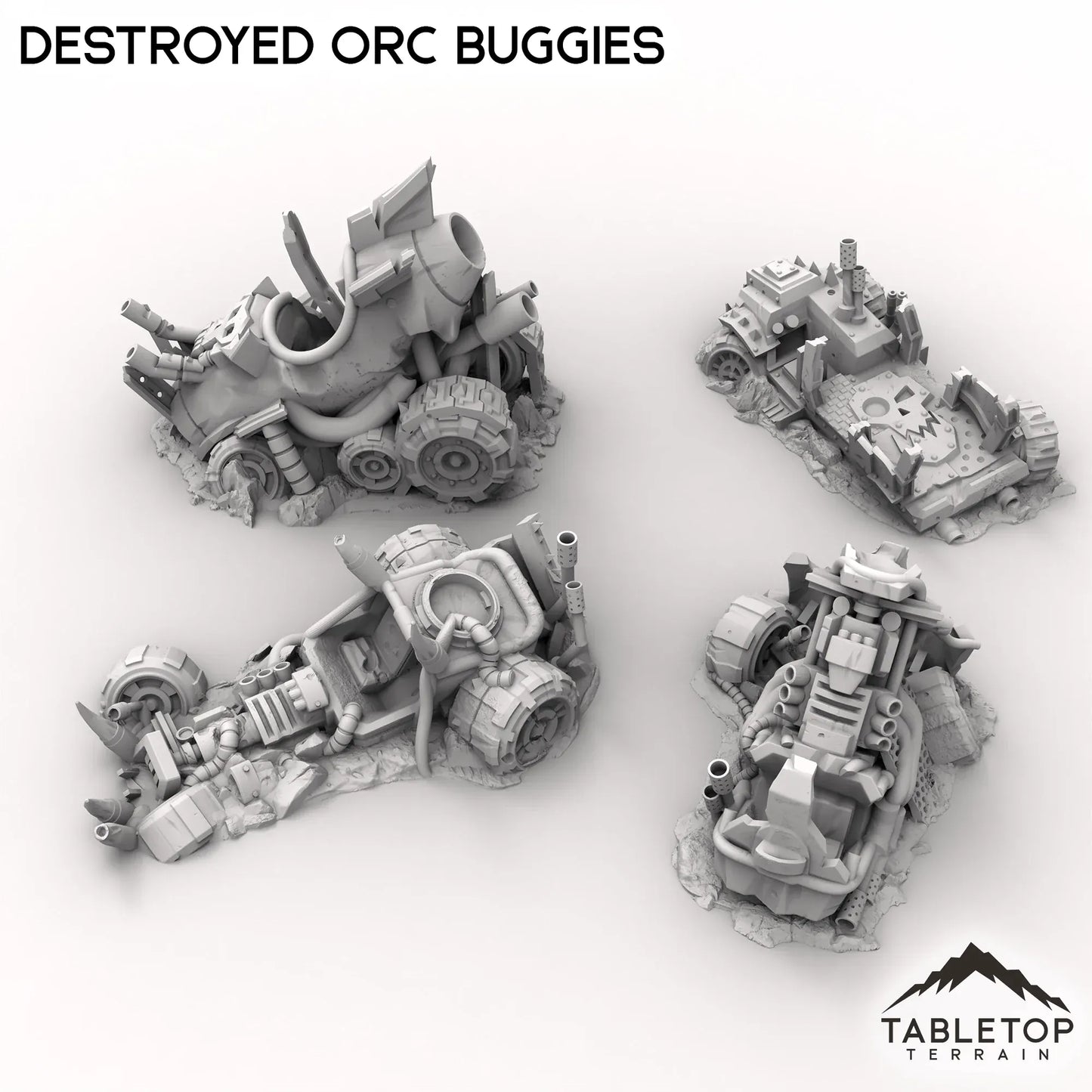 Destroyed Orc Buggies