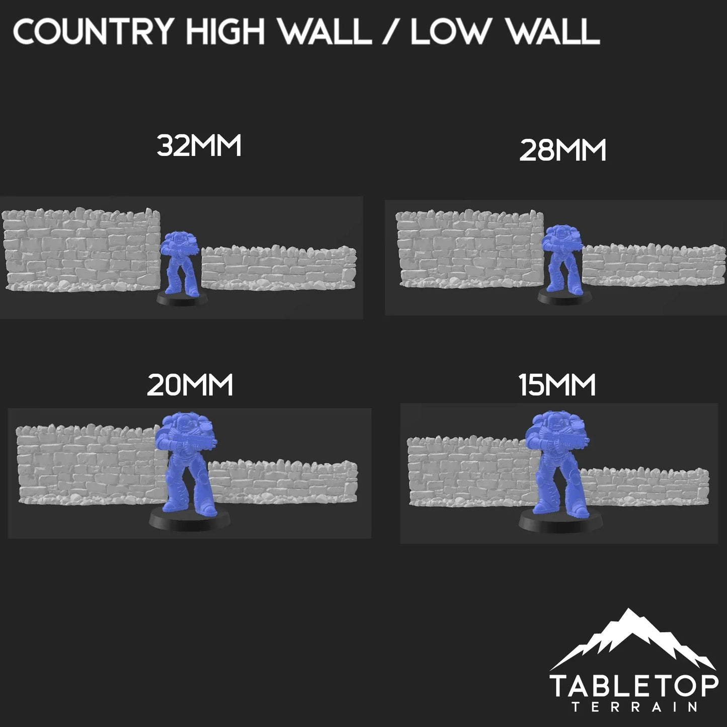 Country High Walls / Low Walls - Country & King - Fantasy Historical Walls