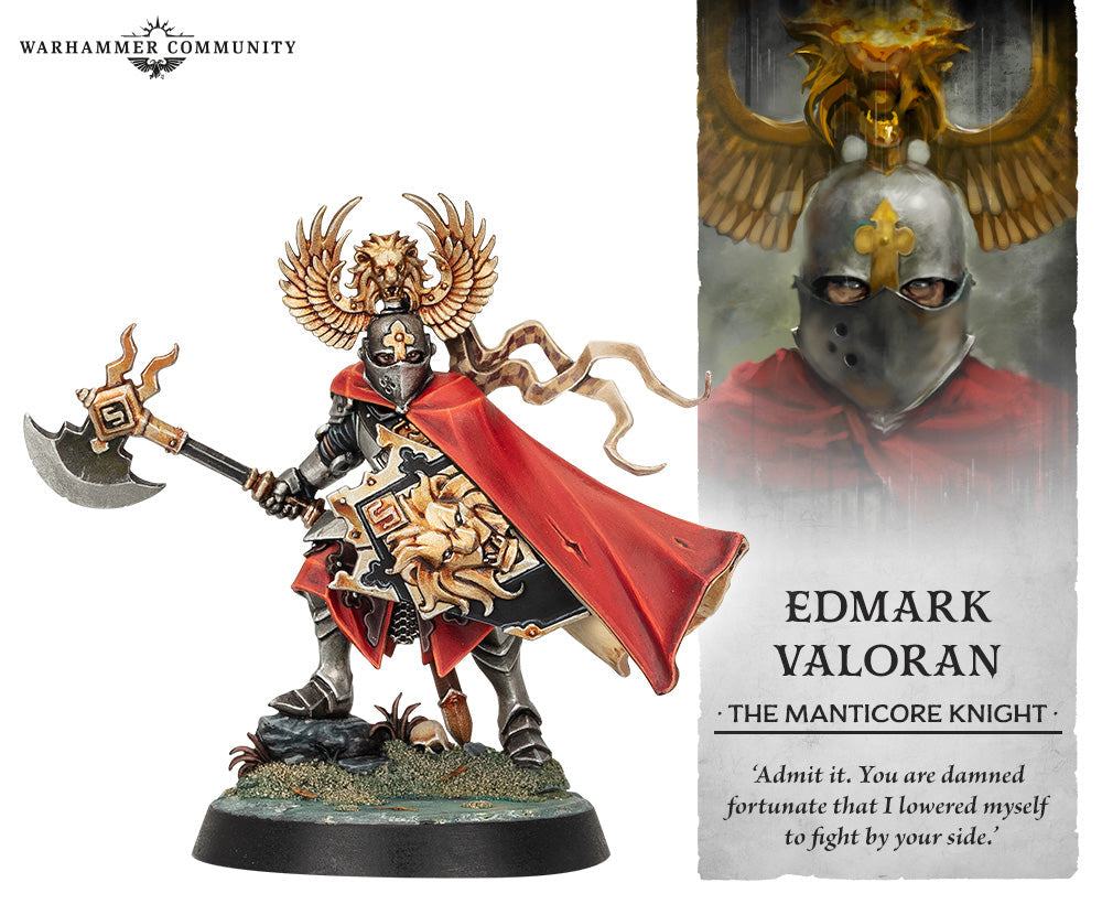 Review: Edmark Valoran, The Manticore Knight — Warhammer Quest: Darkwater